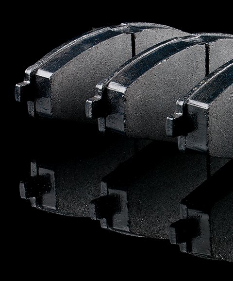 Finished brake pads