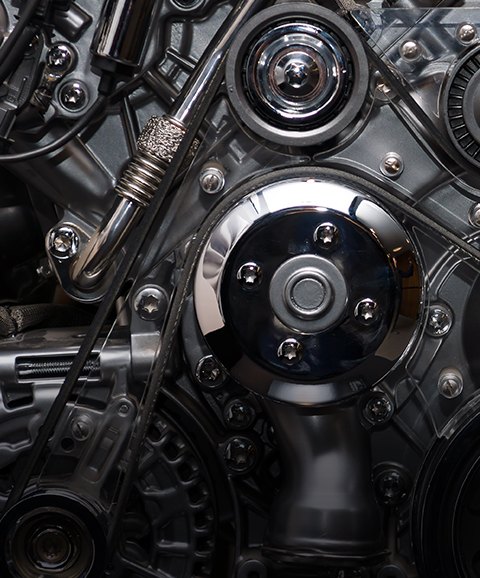 A plated automotive powertrain component