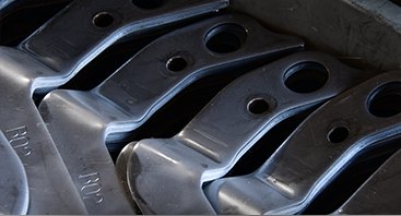 Zinc-plated stamped steel brackets